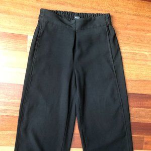Madewell Black Pull-On Crop Pants